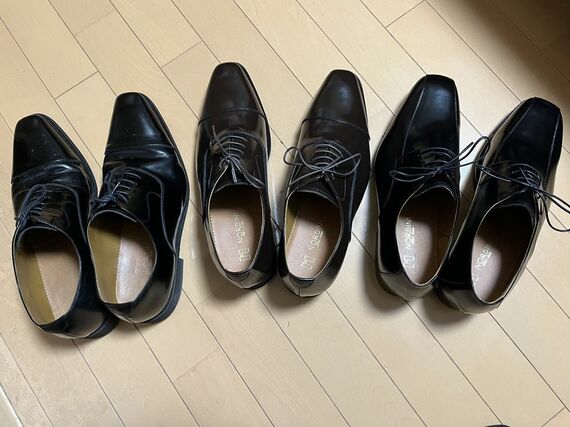 愛用の革靴3足