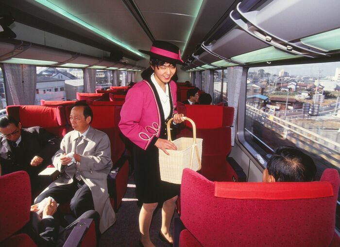 「伊勢志摩ライナー」試乗会時の車内