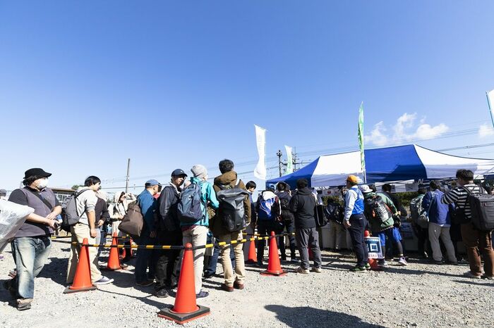 鉄道部品の販売も行われており大盛況だった