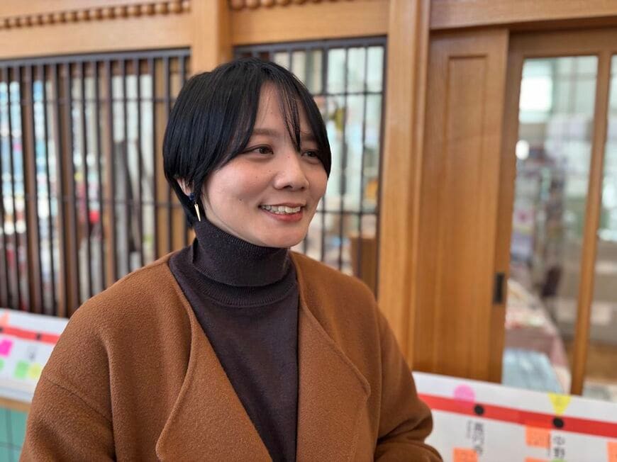 「デザイナーとしてすぐにデザインを起こせるのも強み」と春山さん（写真：筆者撮影）