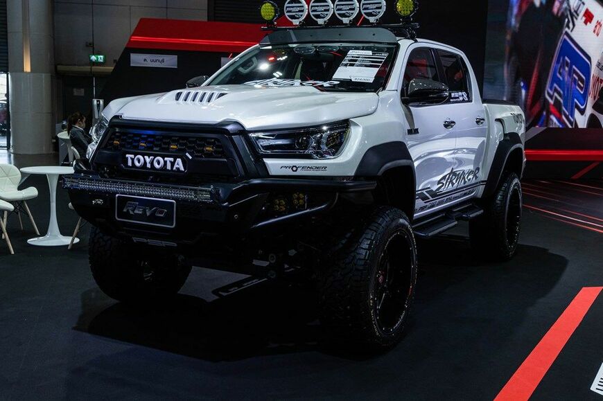 バンコク・インターナショナル・オートサロン2022の会場内（筆者撮影）