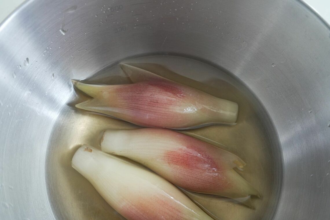 甘酢につけたみょうが