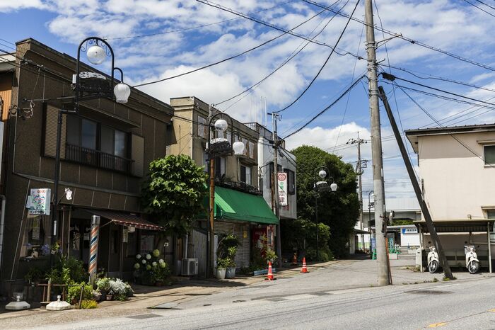 野田市駅前には古き商店がいくつか残る。昭和の