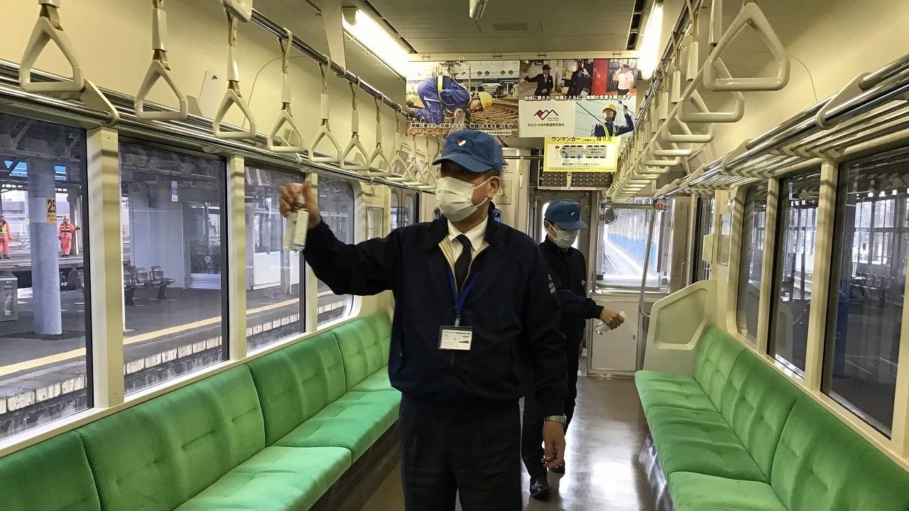 コロナ対策 鉄道会社 電車の消毒 の実態は 通勤電車 東洋経済オンライン 経済ニュースの新基準