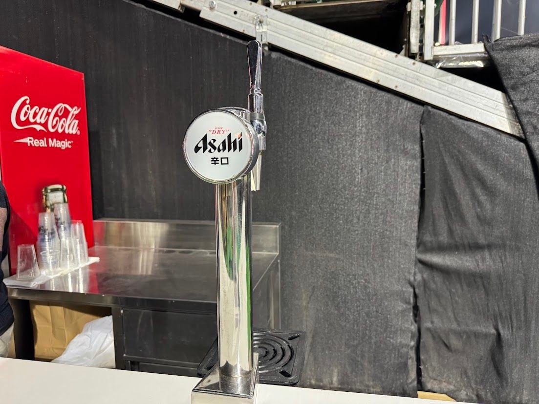 アサヒビールのサーバーも（写真：金沢慧氏）