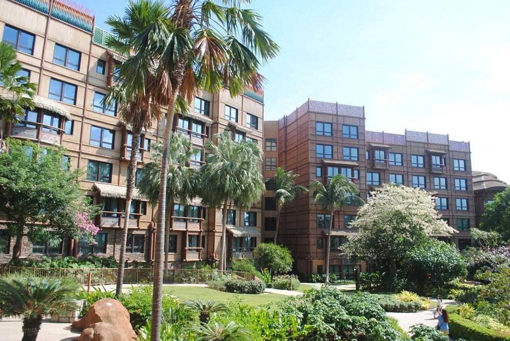 庭園からの景観