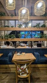 イスタンブール空港ターキッシュエアラインラウンジの座席