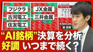 【AI銘柄 決算解説】「フジクラ」「古河電工」「住友電工」電線御三家の…