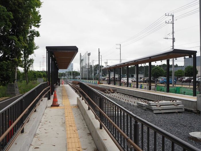 すでにほぼ完成している「清陵高校前」