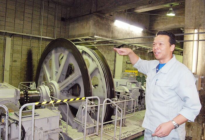 立山ロープウェイの運転設備