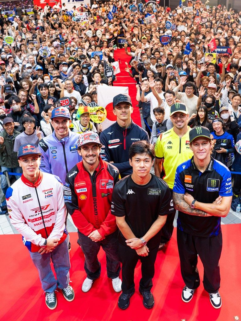 東京・秋葉原で開始されたスペシャルイベント「MotoGP Fan Fest Tokyo」