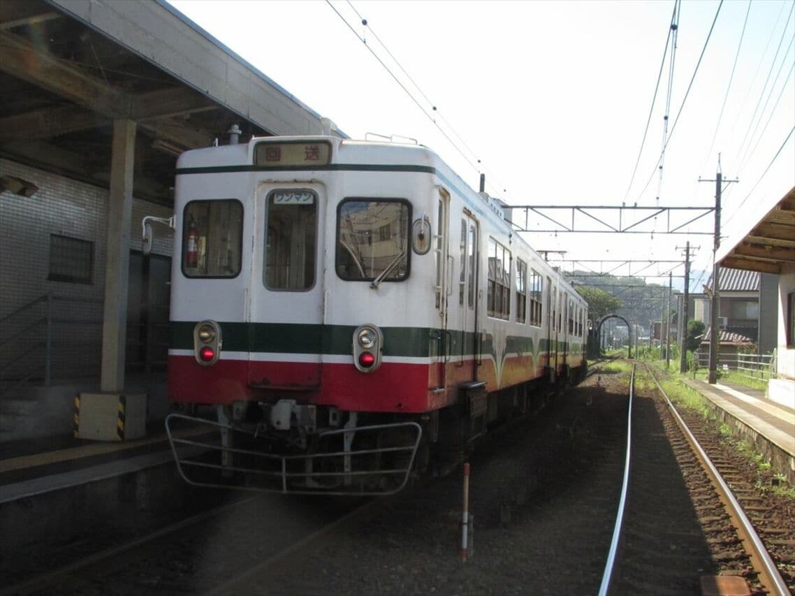 元名古屋市営地下鉄名城線の車両だった610形。