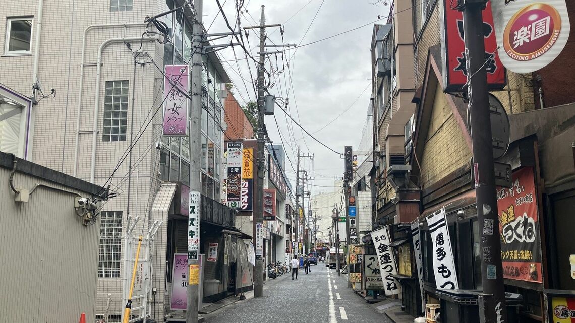 飲み屋エリアも多い溝口