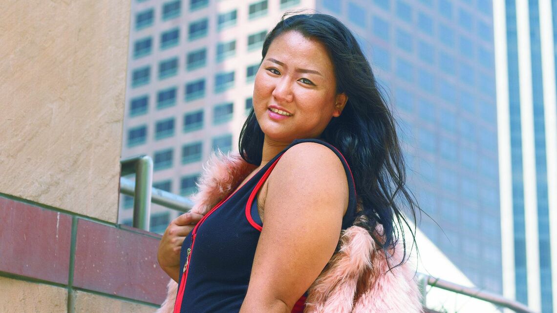 藤井美穂、プラスサイズモデル、コメディアン