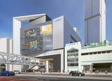 新宿駅西口地区開発計画の「B区」は地上8階・地下2階のビルが建設される（画像：小田急電鉄）