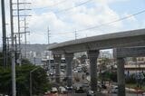ミドルストリート・トランジットセンター駅で高架は途切れる（記者撮影）