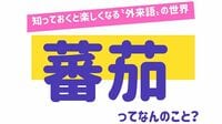 ｢悪魔の実｣と呼ばれていた｢蕃茄｣はなんの野菜？ 知っておくと楽しくなる｢外来語｣の世界を紹介