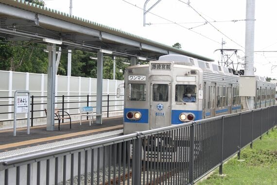 熊本電気鉄道の電車