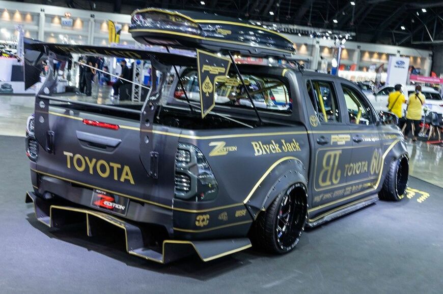 バンコク・インターナショナル・オートサロン2022の会場内（筆者撮影）