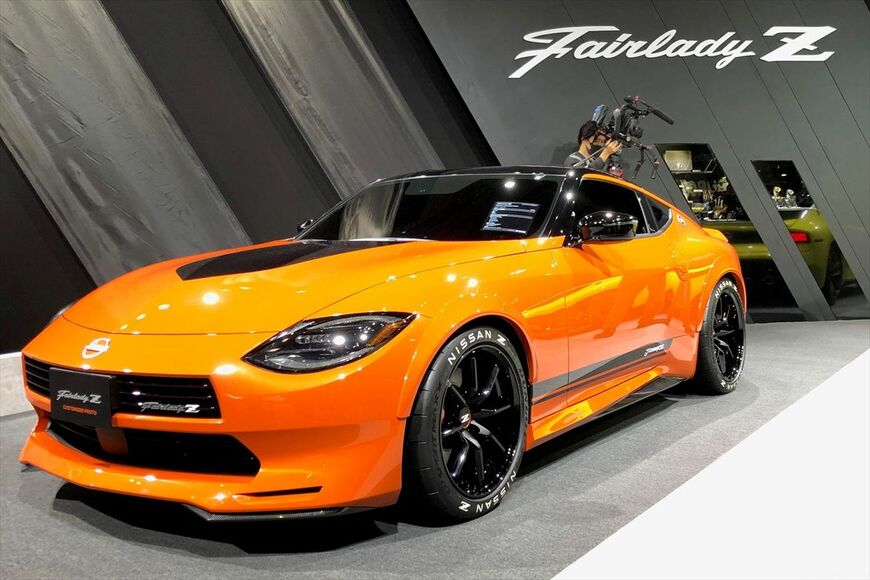 東京オートサロンで初公開された日産「フェアレディZ」の日本向け仕様（筆者撮影）
