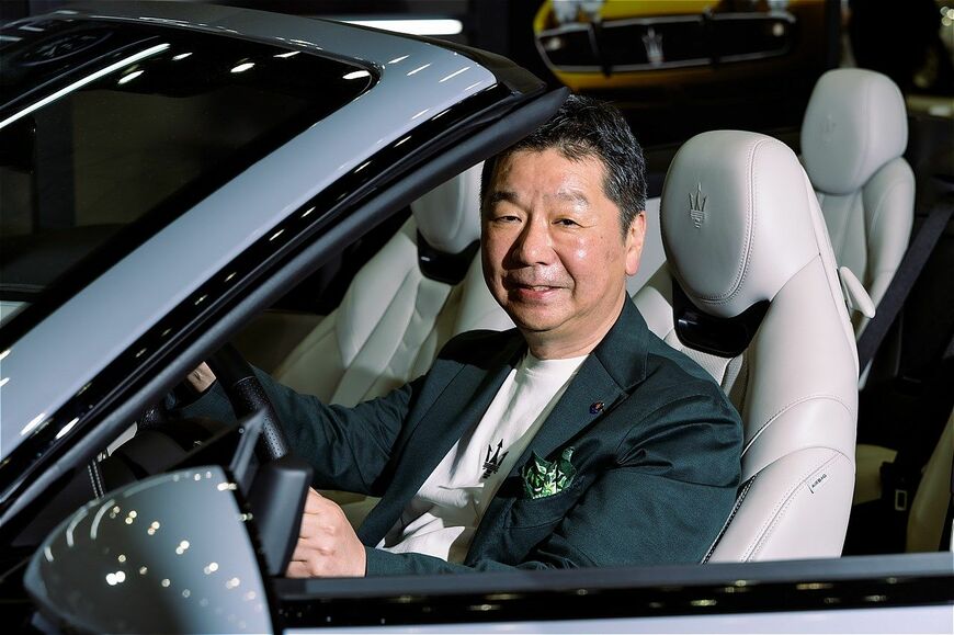 マセラティ ジャパンの代表取締役 木村隆之氏（筆者撮影）