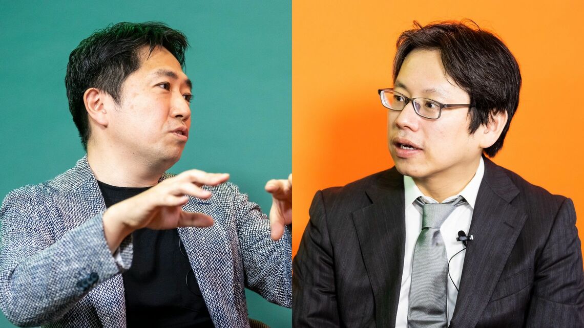 「お金と投資」の著書がベストセラーとなっている2人に、投資ブームを煽る「誇張や断定」情報とどう付き合うかを聞いた(撮影:今井康一)