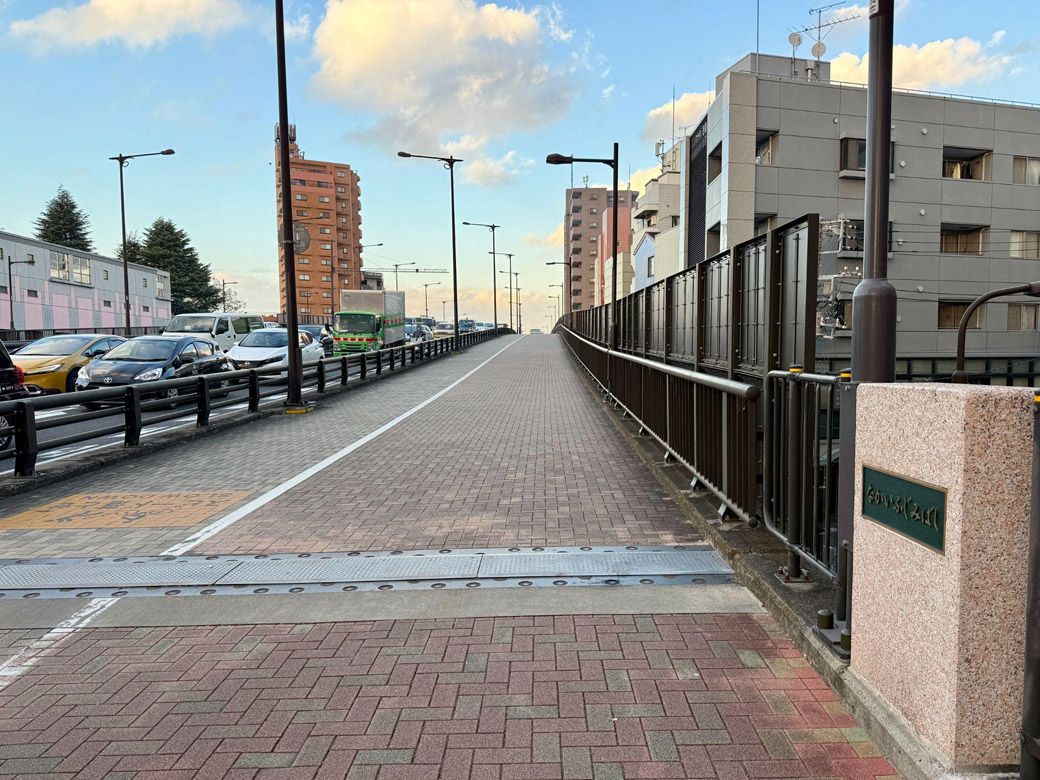 中井のシンボルの一つ「中井富士見橋」