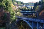 新撮影名所、会津宮下付近の三大アーチ橋