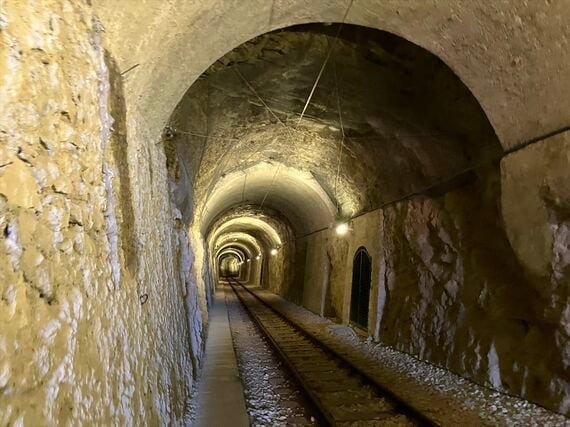 リミニ・サンマリノ鉄道 トンネル