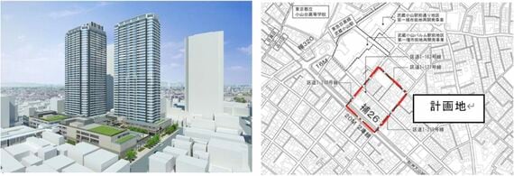 小山三丁目第2地区第一種市街地再開発事業