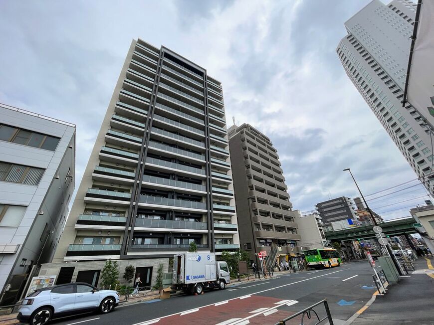 三河島駅周辺　尾竹橋通り