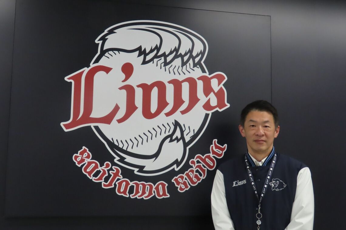 西武ライオンズの加藤大作事業部長（写真：筆者撮影）
