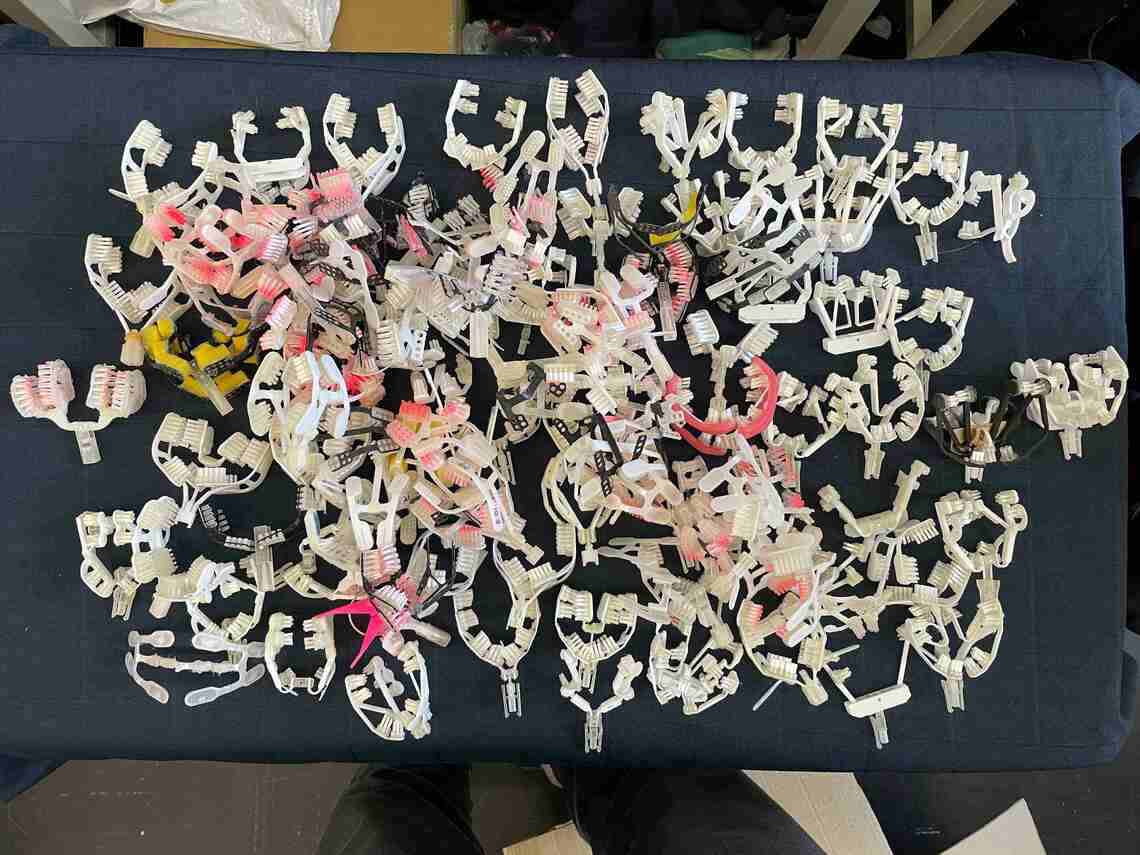 ロボット歯ブラシの試作の数々