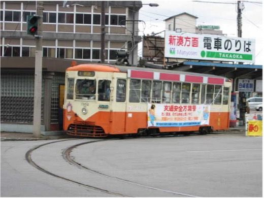 加越能鉄道時代の万葉線（写真：永原健吾）