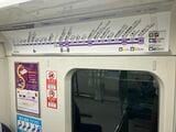 桃園空港MRTの路線図。紫色が空港直通列車だ（筆者撮影）
