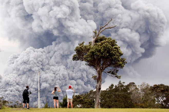 ハワイ島火山の噴火､警戒レベル｢レッド｣に