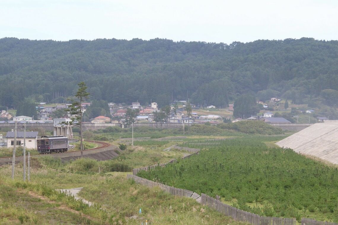 津波被災地を走る三陸鉄道