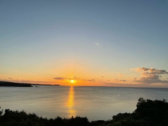 沖縄の夕日