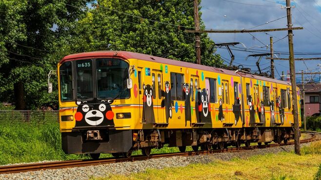 熊本電鉄､｢くまモン電車｣の効果は絶大だった