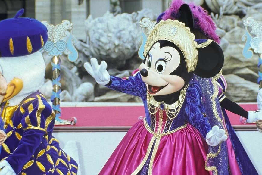 ディズニーシーオープニングセレモニー（撮影：2001年9月4日、梅谷秀司）