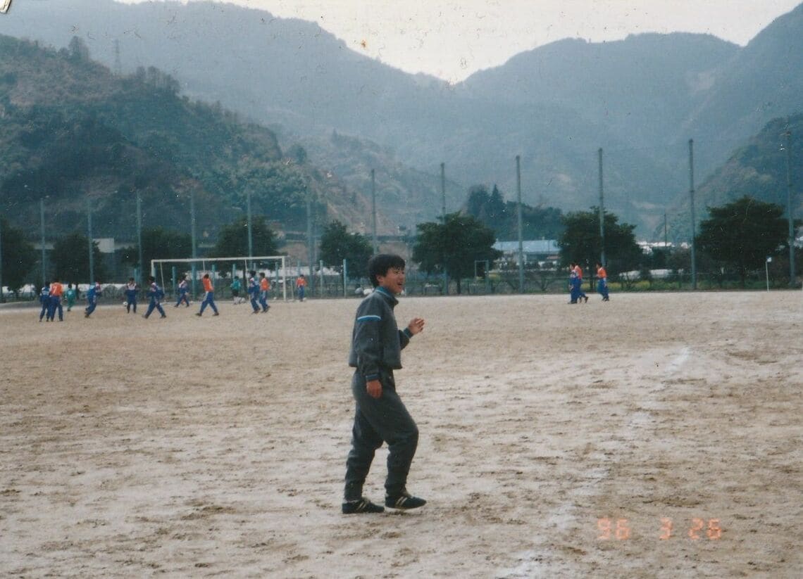 サッカー漬けだった中高時代