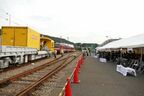 鉄道事故復旧訓練の様子