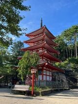 1962年に設置された忠霊塔。塔内には戦没者の位牌が保管されています（筆者撮影）