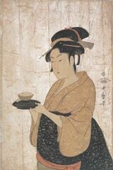 『難波屋おきた』喜多川歌麿 江戸時代 寛政5年（1793） 山口県立萩美術館・浦上記念館蔵 前期展示