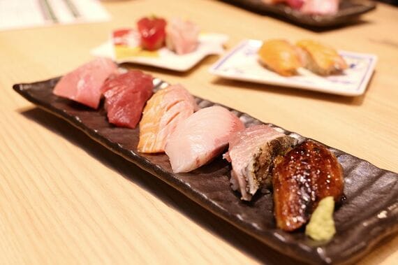 ”厚切り6貫盛り