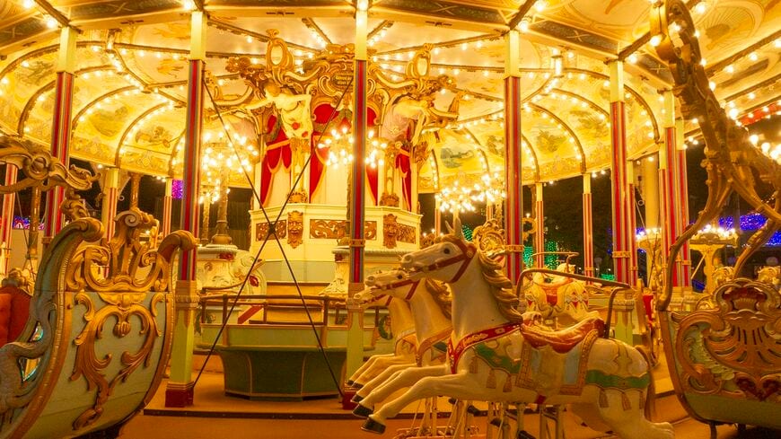 としまえんにあったメリーゴーランド（写真：369days提供）