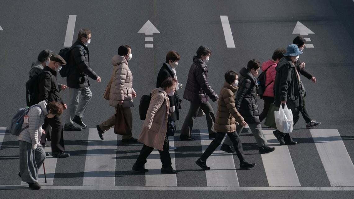 GDPでドイツに抜かれる一方で、株高なのはなぜでしょうか（写真：Soichiro Koriyama／Bloomberg）