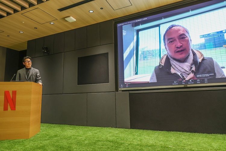 渡辺謙もリモートで参加（写真：Netflix）