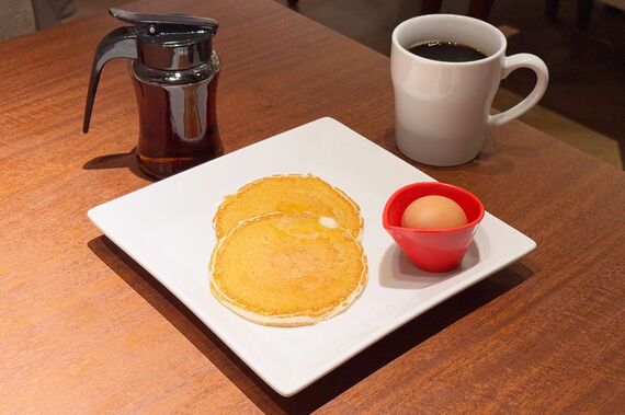 ラ・オハナドリンクとパンケーキ