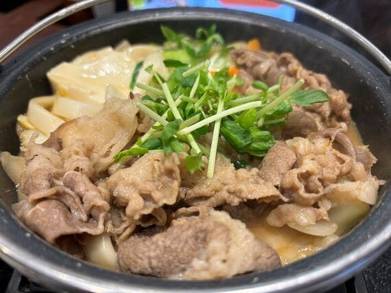 新メニュー「とんこつ醤油牛鍋膳」